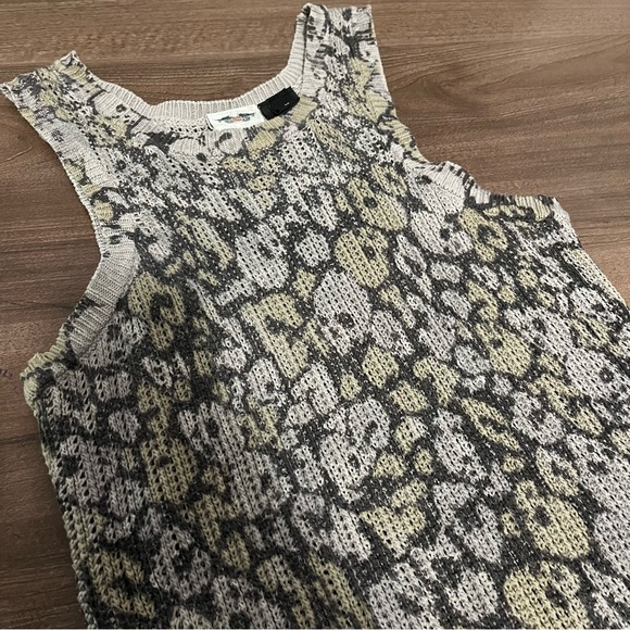 Harley-Davidson Camo Skulls Knit Crochet Tank Top - Picture 3 of 8